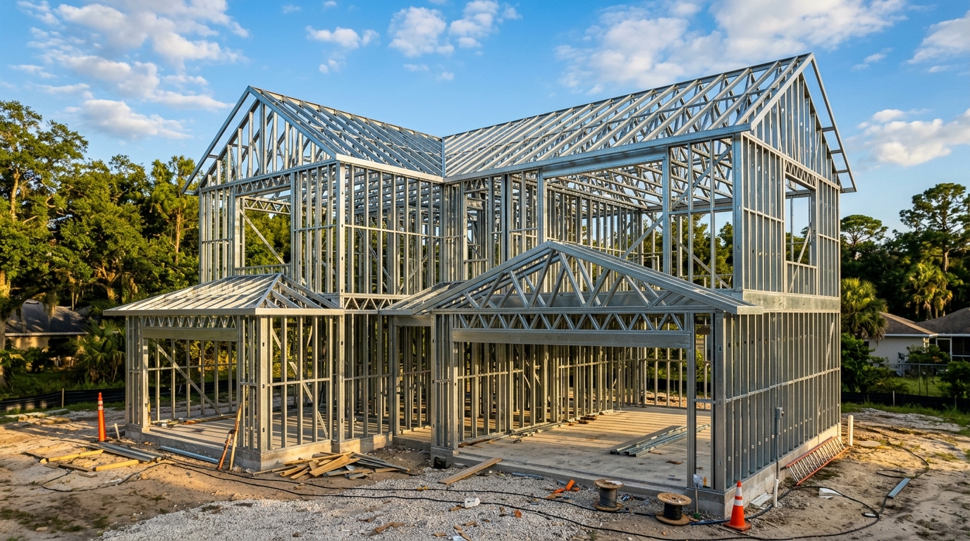 Steel vs. Wood Framing in Florida: What Builders Need to Know